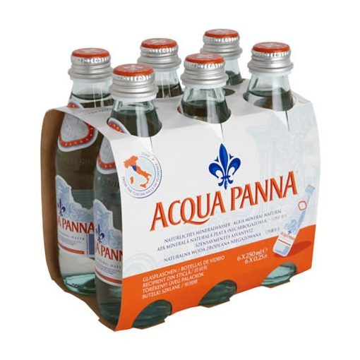Acqua Panna 0,25l mentes ásványvíz üvegben  (visszaváltható, Betéti díjas +50.-Ft)