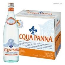 Acqua Panna 0,75l mentes ásványvíz üvegben  (visszaváltható, Betéti díjas +50.-Ft)