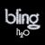 Bling H2O Swarovski mentes forrásvíz arany üvegben 750ml