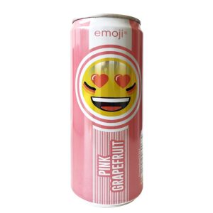 Emoji Drink-Keep smiling-pink grapefruit ízű ital 300ml alu dobozban Emoji Drink-Keep smiling-pink grapefruit ízű ital 300ml alu dobozban