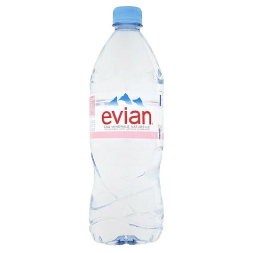Evian 1l mentes ásványvíz PET palackban