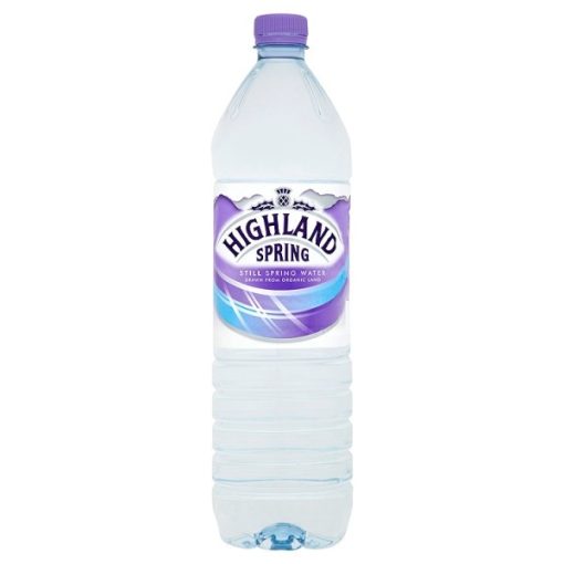 Highland spring water 1,5l mentes forrásvíz PET palackban