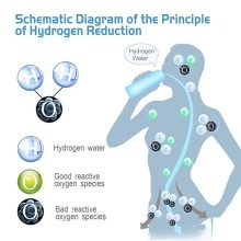 Hidrogénvízkészítő üvegpalack (hordozható) SPE/PEM technológia 350ml