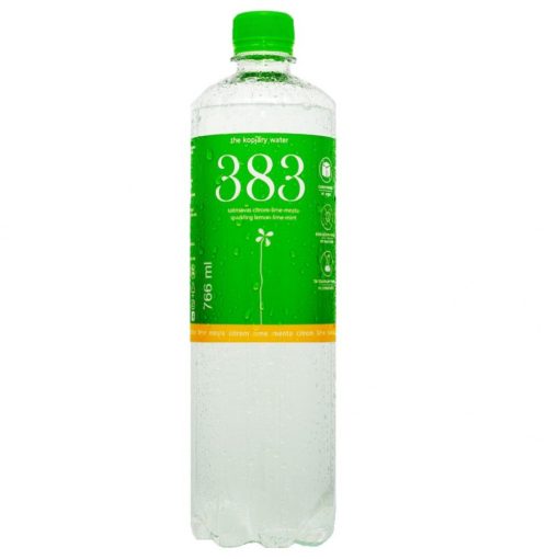 Kopjary 383 citrom-lime ízesített szénsavas ásványvíz 0,766l pet palackban