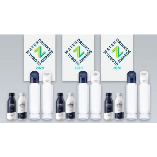 Lofoten N°68 ásványvíz szénsavas 888ml üveg palackban