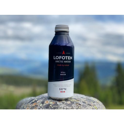 Lofoten N°68 ásványvíz mentes 473ml alumínium palackban