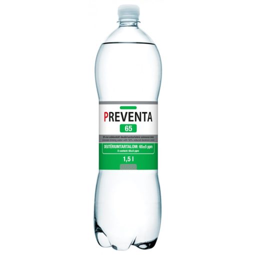 Preventa-65 csökkentett deutériumtartalmú 1,5l szénsavas víz