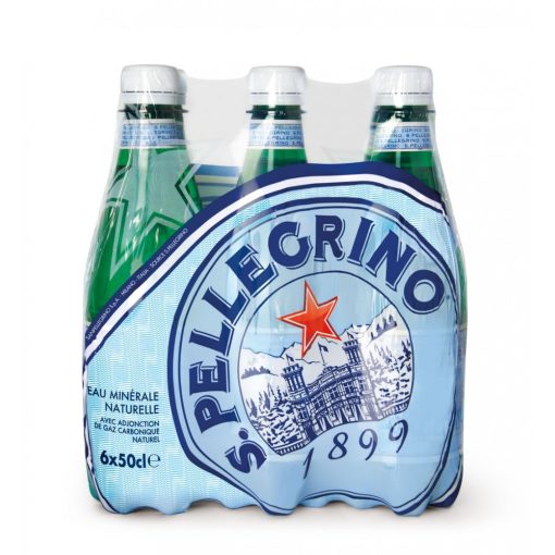 San Pellegrino 0,5l szénsavas ásványvíz PET palackban( Betéti díjas +50.-Ft )