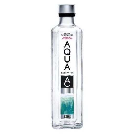 Aqua Carpatica mentes 0,33l üveg palackban (DRS visszaváltható, Betéti díjas +50.-Ft)