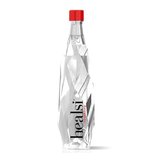 Healsi Water Diamond Bottle Crystal 0,85l szénsavas ásványvíz üveg palackban
