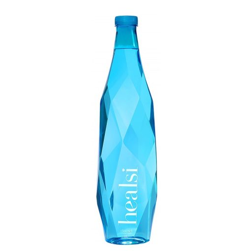 Healsi Water Diamond Bottle Blue 1l mentes ásványvíz PET palackban