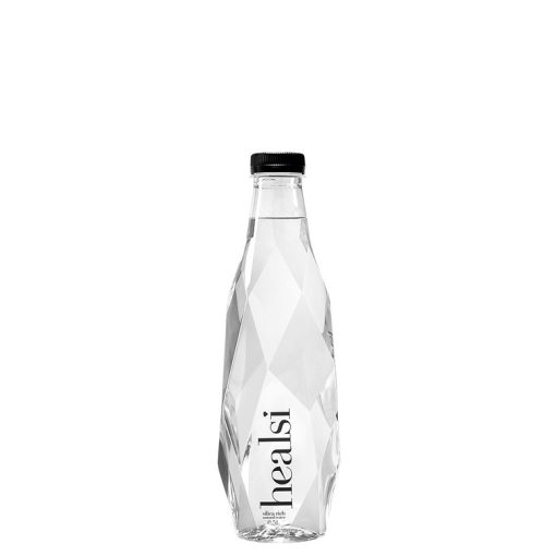 Healsi Water Diamond Bottle Crystal 0,4l mentes ásványvíz üveg palackban