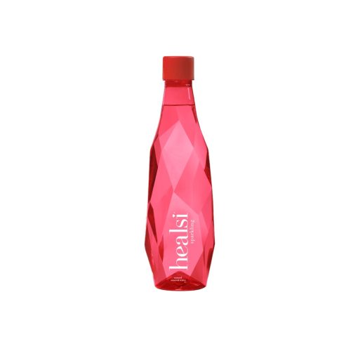 Healsi Water Diamond Bottle Red 0,5l szénsavas ásványvíz PET palackban